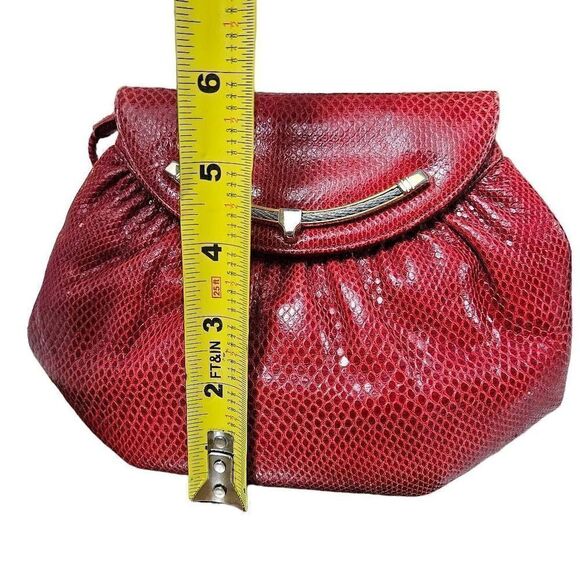 Finesse La Model red small  clutch/crossbody bag - Picture 10 of 12
